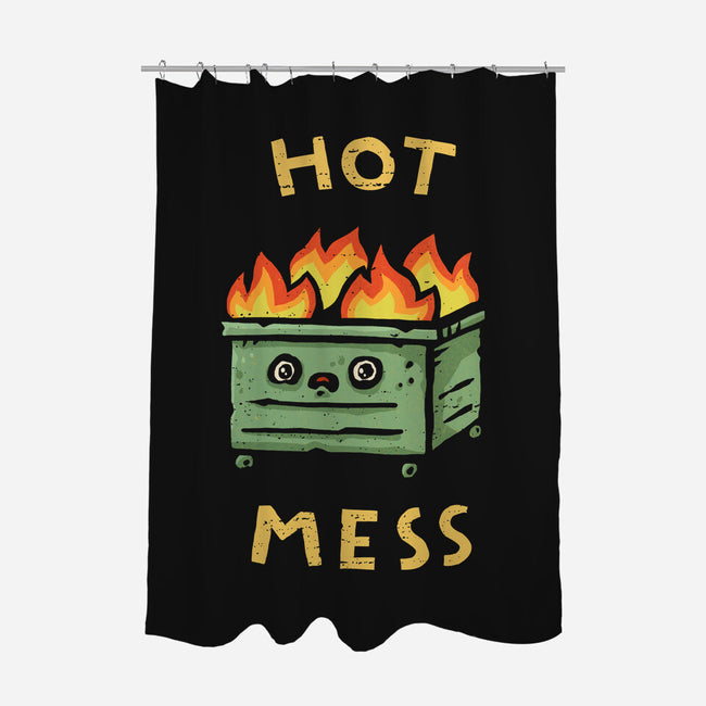 Flaming Hot Mess-None-Polyester-Shower Curtain-kg07