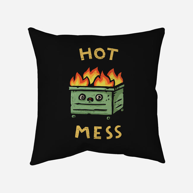 Flaming Hot Mess-None-Removable Cover w Insert-Throw Pillow-kg07