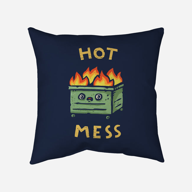 Flaming Hot Mess-None-Removable Cover w Insert-Throw Pillow-kg07