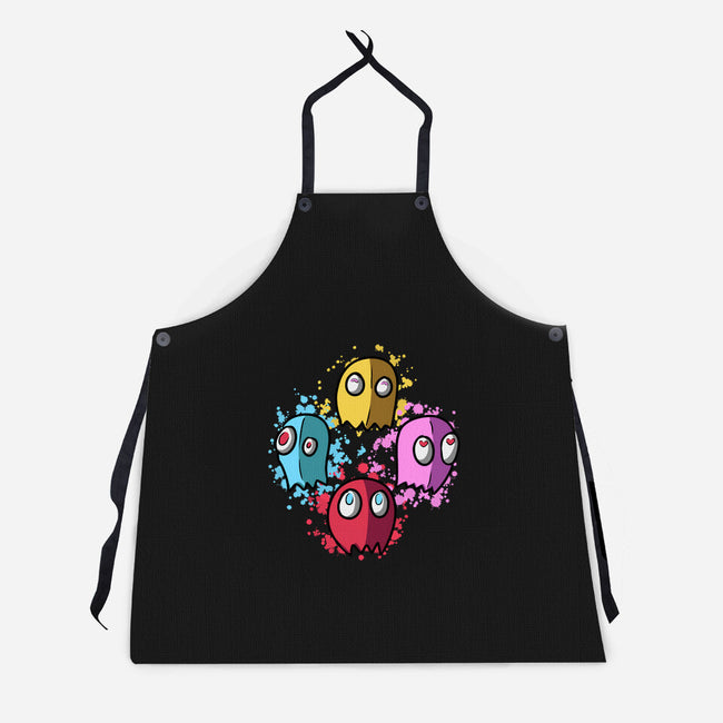 Bohemian Ghosts-Unisex-Kitchen-Apron-nickzzarto