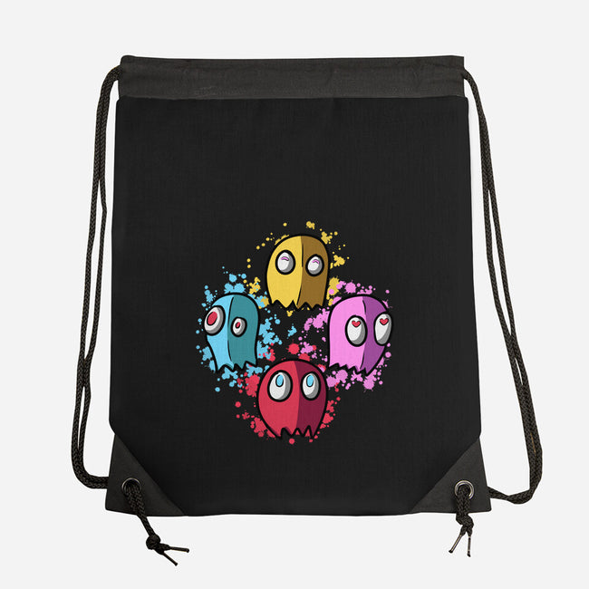 Bohemian Ghosts-None-Drawstring-Bag-nickzzarto
