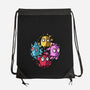 Bohemian Ghosts-None-Drawstring-Bag-nickzzarto