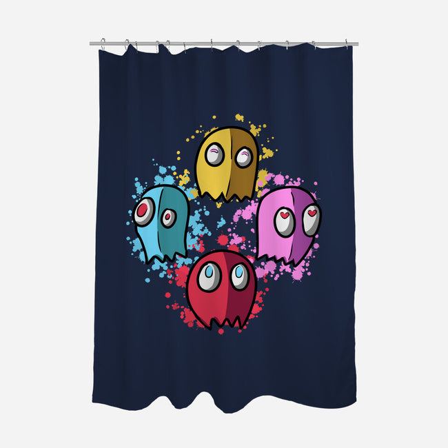 Bohemian Ghosts-None-Polyester-Shower Curtain-nickzzarto