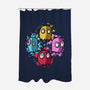 Bohemian Ghosts-None-Polyester-Shower Curtain-nickzzarto