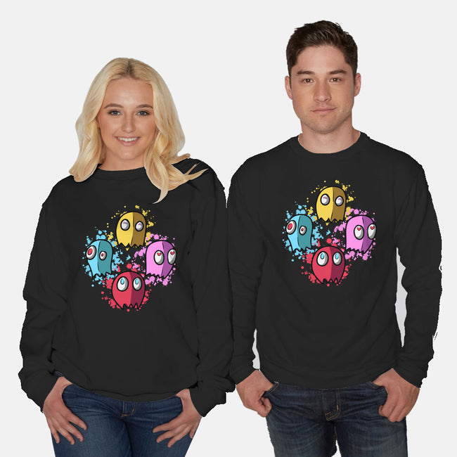 Bohemian Ghosts-Unisex-Crew Neck-Sweatshirt-nickzzarto