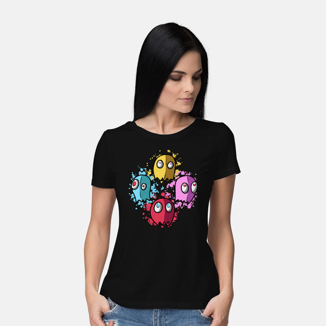 Bohemian Ghosts-Womens-Basic-Tee-nickzzarto