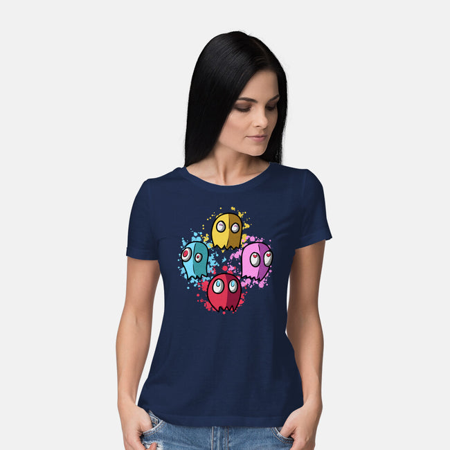 Bohemian Ghosts-Womens-Basic-Tee-nickzzarto