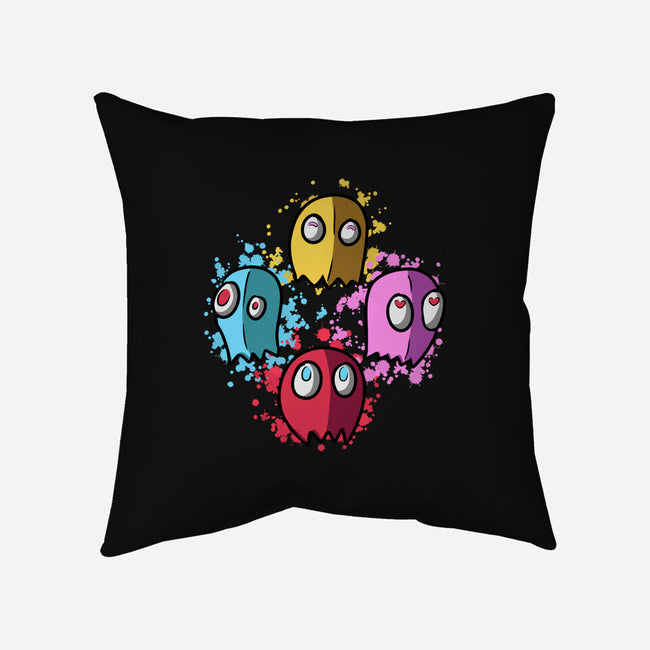 Bohemian Ghosts-None-Removable Cover w Insert-Throw Pillow-nickzzarto