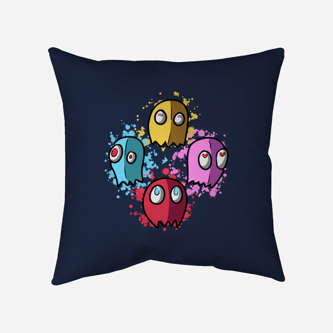 Bohemian Ghosts-None-Removable Cover w Insert-Throw Pillow-nickzzarto