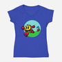A Simple Race-Womens-V-Neck-Tee-nickzzarto