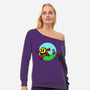 A Simple Race-Womens-Off Shoulder-Sweatshirt-nickzzarto