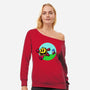 A Simple Race-Womens-Off Shoulder-Sweatshirt-nickzzarto