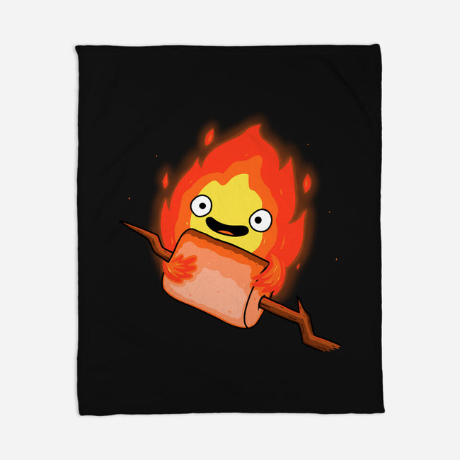 Camp Demon-None-Fleece-Blanket-Raffiti