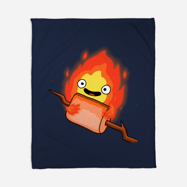 Camp Demon-None-Fleece-Blanket-Raffiti