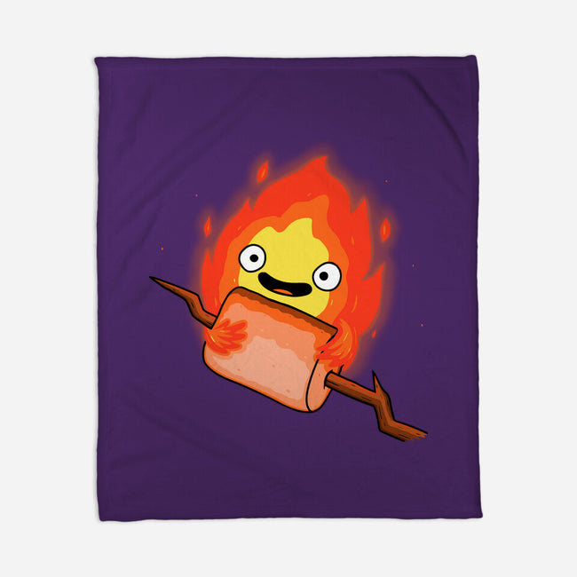 Camp Demon-None-Fleece-Blanket-Raffiti