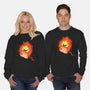 Camp Demon-Unisex-Crew Neck-Sweatshirt-Raffiti