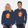Camp Demon-Unisex-Crew Neck-Sweatshirt-Raffiti