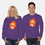 Camp Demon-Unisex-Crew Neck-Sweatshirt-Raffiti