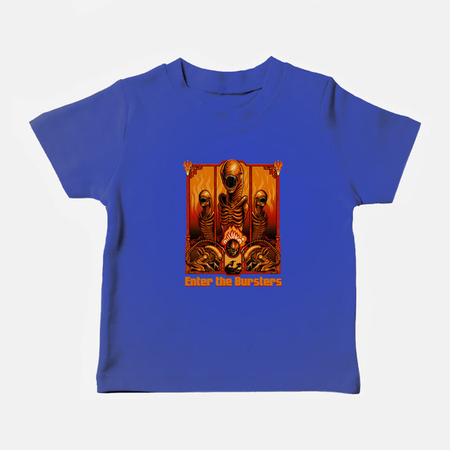 Enter The Bursters-Baby-Basic-Tee-daobiwan