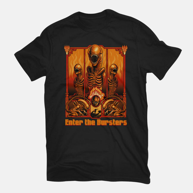 Enter The Bursters-Womens-Fitted-Tee-daobiwan