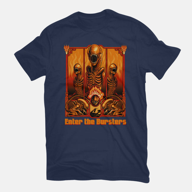 Enter The Bursters-Womens-Fitted-Tee-daobiwan