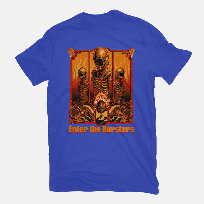 Enter The Bursters-Womens-Fitted-Tee-daobiwan
