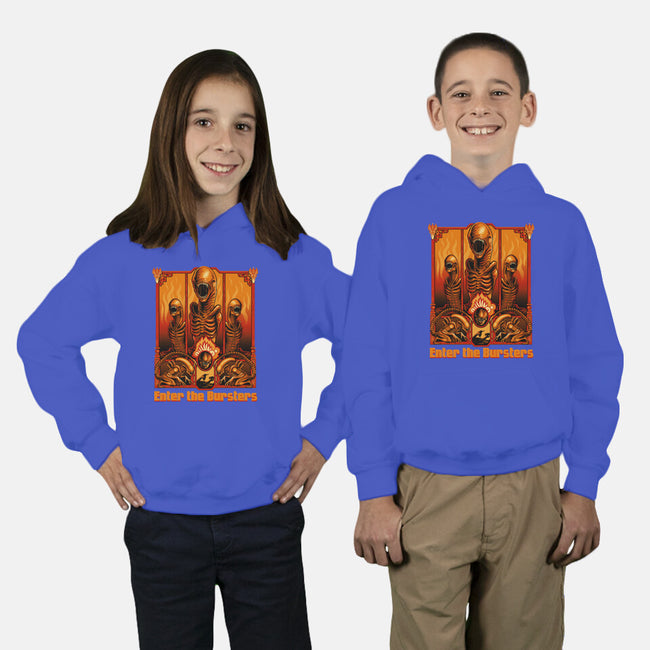 Enter The Bursters-Youth-Pullover-Sweatshirt-daobiwan