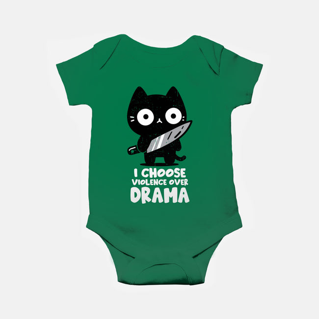 Violence Over Drama-Baby-Basic-Onesie-turborat14