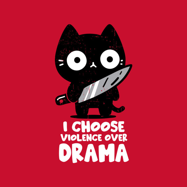 Violence Over Drama-Womens-Fitted-Tee-turborat14