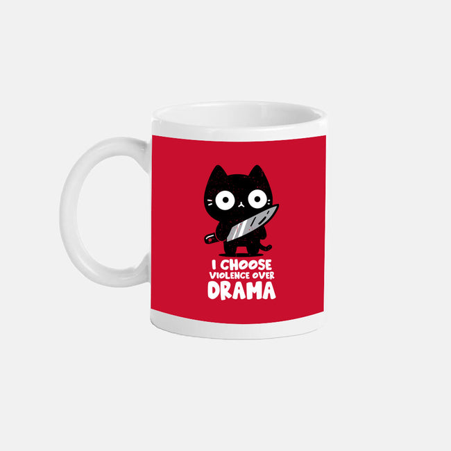 Violence Over Drama-None-Mug-Drinkware-turborat14