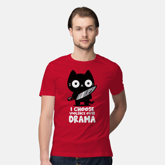 Violence Over Drama-Mens-Premium-Tee-turborat14