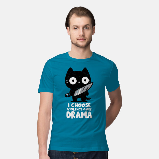 Violence Over Drama-Mens-Premium-Tee-turborat14