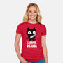 Violence Over Drama-Womens-Fitted-Tee-turborat14