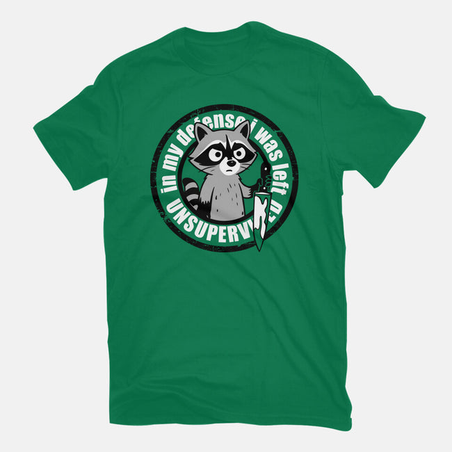Was Left Unsupervised-Mens-Heavyweight-Tee-turborat14