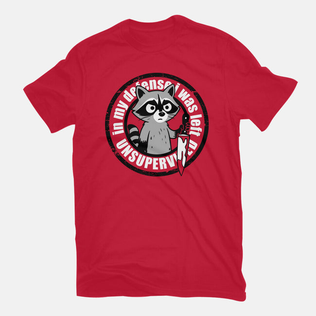 Was Left Unsupervised-Mens-Heavyweight-Tee-turborat14