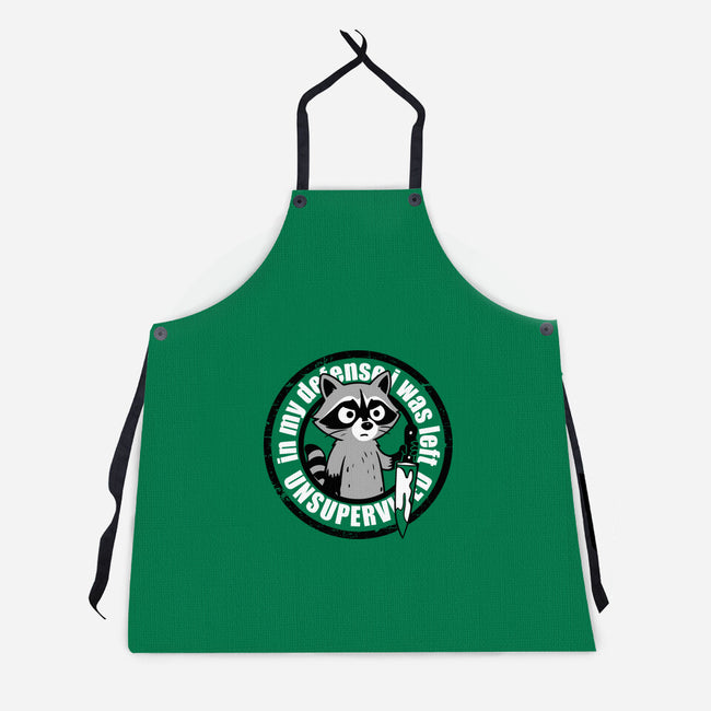 Was Left Unsupervised-Unisex-Kitchen-Apron-turborat14