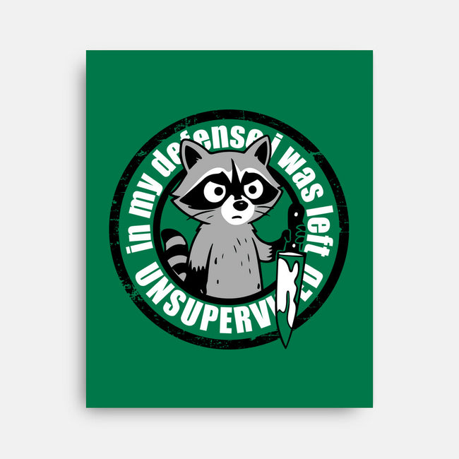 Was Left Unsupervised-None-Stretched-Canvas-turborat14