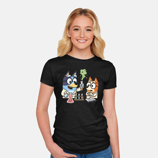 Chemical Reaction-Womens-Fitted-Tee-Xentee