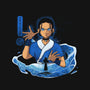 The Master Waterbender-Womens-Fitted-Tee-grevalra
