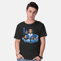 The Master Waterbender-Mens-Basic-Tee-grevalra