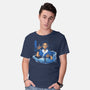 The Master Waterbender-Mens-Basic-Tee-grevalra