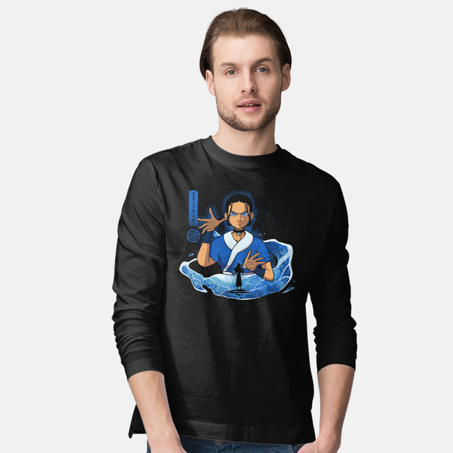 The Master Waterbender-Mens-Long Sleeved-Tee-grevalra