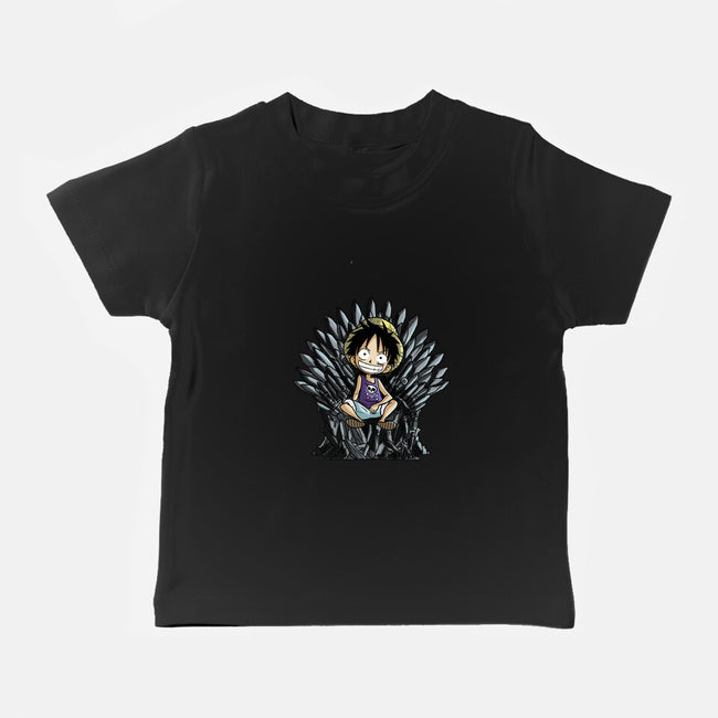 King Of Pirates Throne-Baby-Basic-Tee-fanfabio