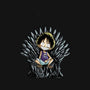 King Of Pirates Throne-Womens-Fitted-Tee-fanfabio