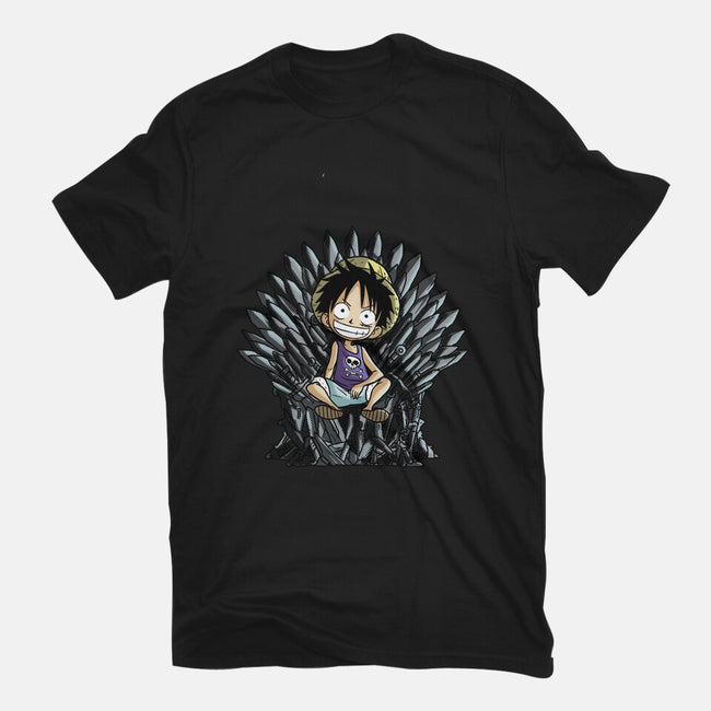 King Of Pirates Throne-Womens-Fitted-Tee-fanfabio