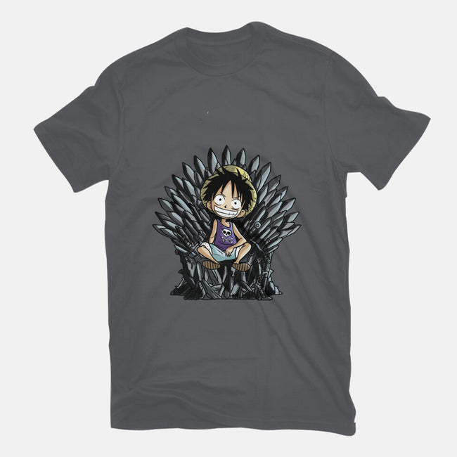 King Of Pirates Throne-Womens-Fitted-Tee-fanfabio