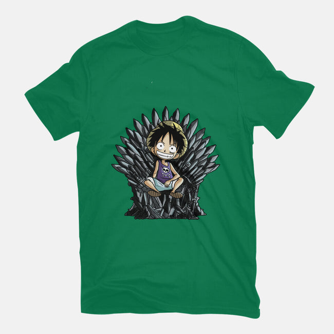 King Of Pirates Throne-Womens-Fitted-Tee-fanfabio