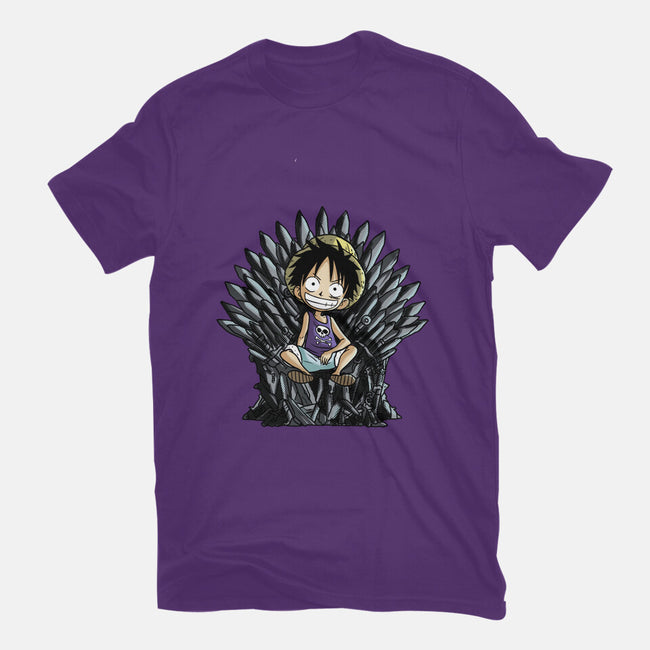 King Of Pirates Throne-Womens-Fitted-Tee-fanfabio