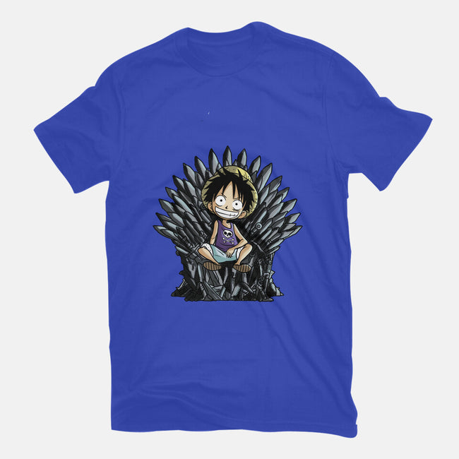 King Of Pirates Throne-Womens-Fitted-Tee-fanfabio