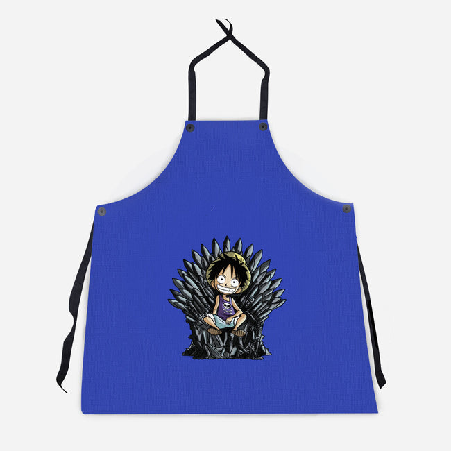 King Of Pirates Throne-Unisex-Kitchen-Apron-fanfabio